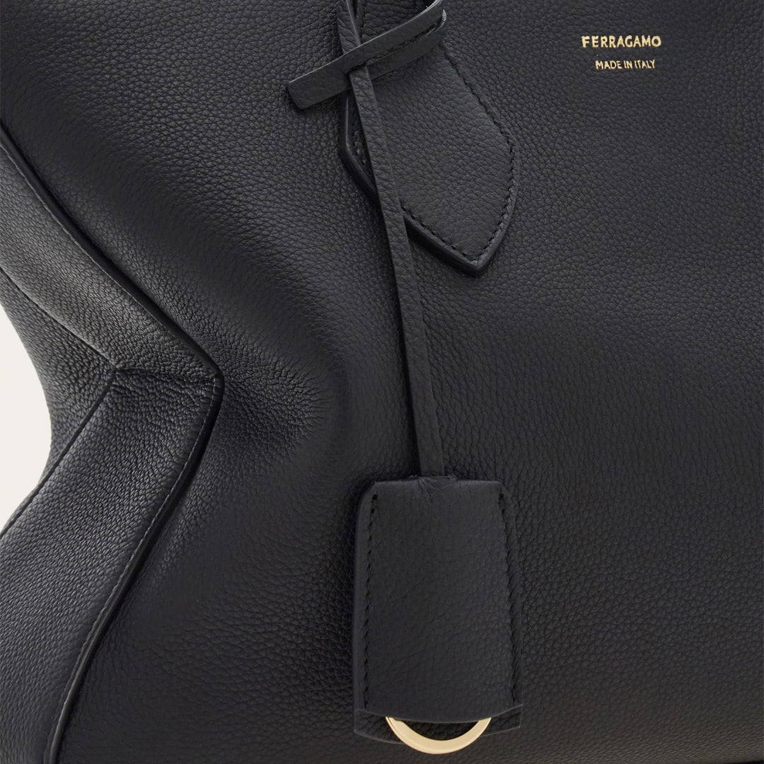 Bolso Dama Tote Star-Shaped Negro S.F.