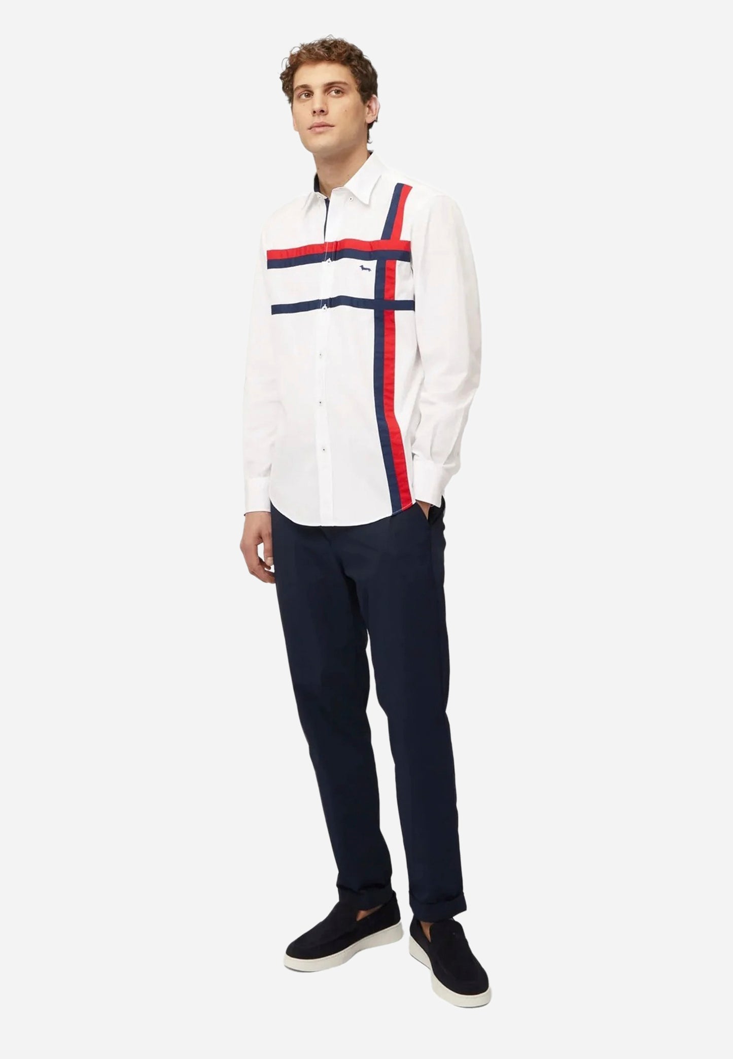 CAMISA HARMOT&BLAINE BLANCO RYS ALGOD (CRL990011759M-100)