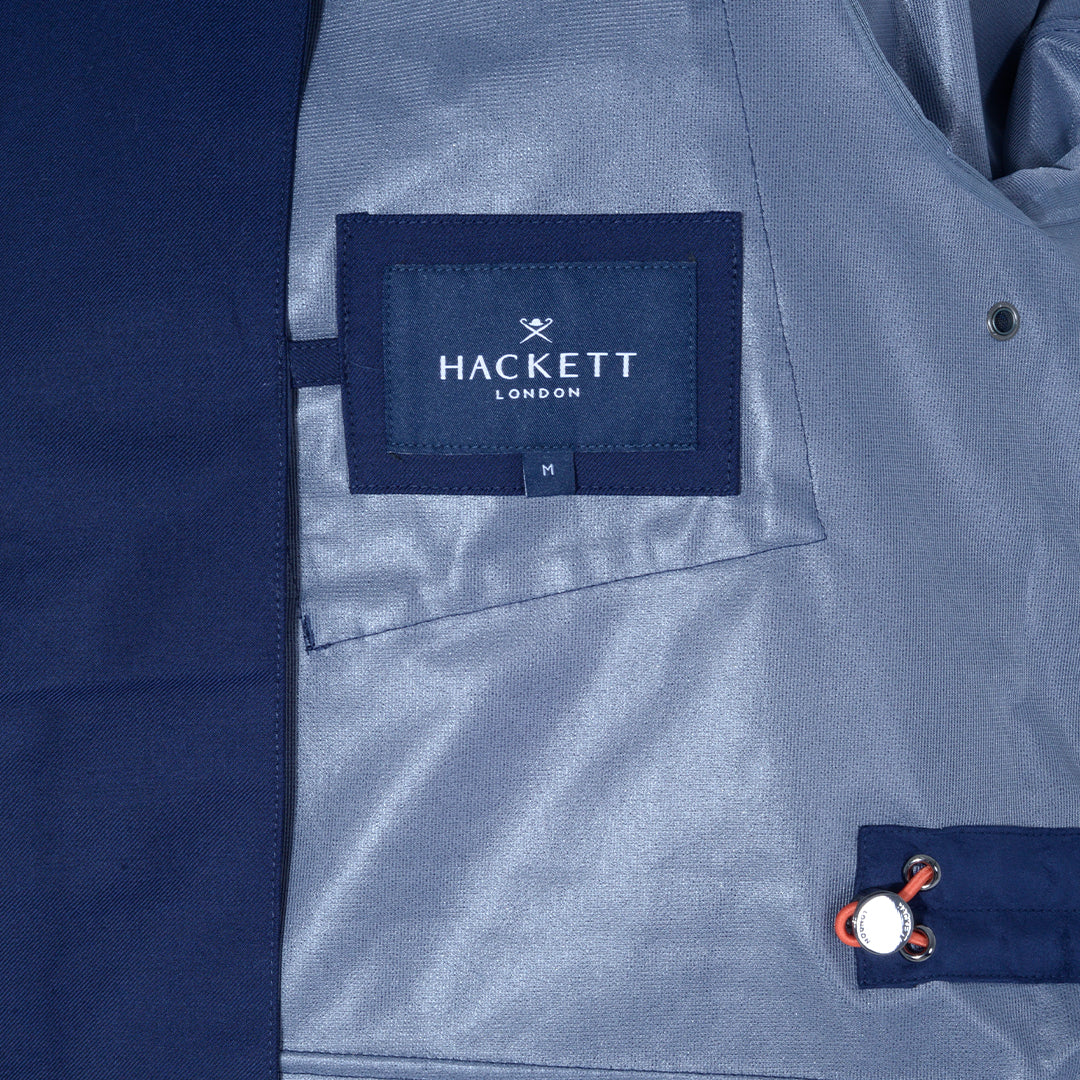 CHAQUETA HACKETT LONDON AZUL POLI + LANA (HM403079-595)