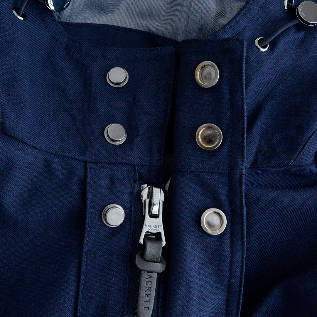 CHAQUETA HACKETT LONDON AZUL POLI + LANA (HM403079-595)