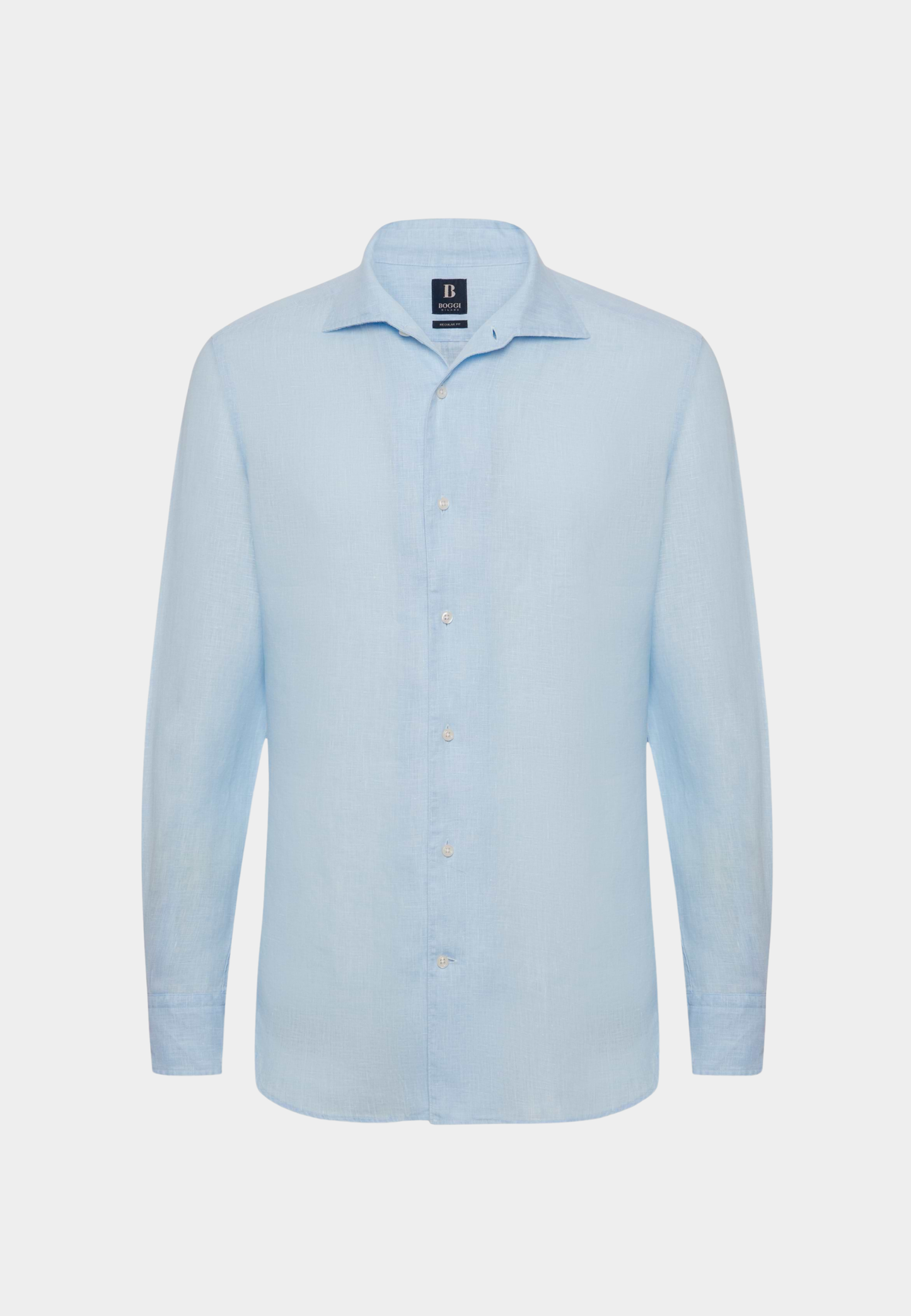 CAMISA SPORT BOGGI AZUL LINO