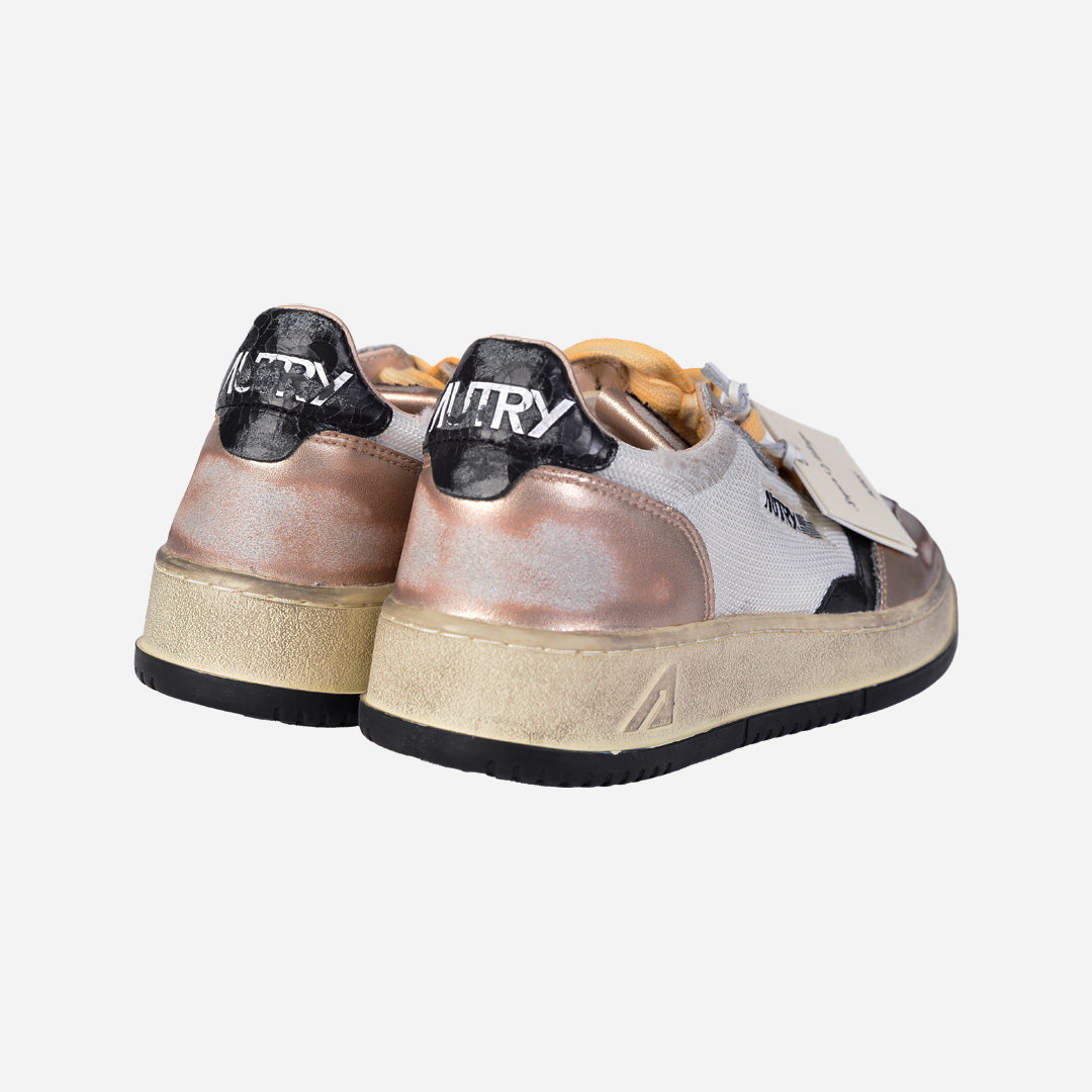 Sneaker Dorado/Azul Vintage A.