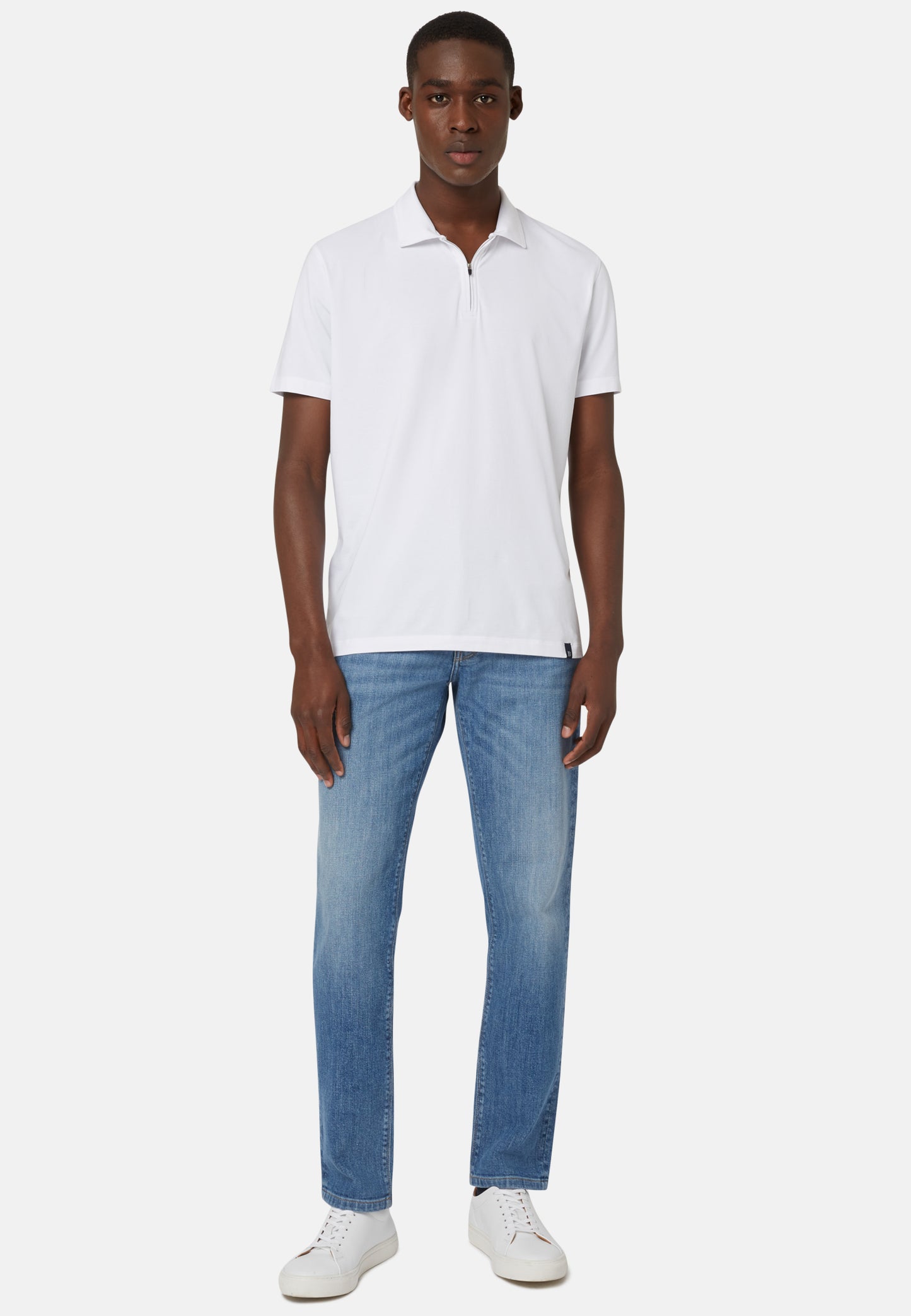 CAMISETA POLO BOGGI BLANCO algodon (23A054102)