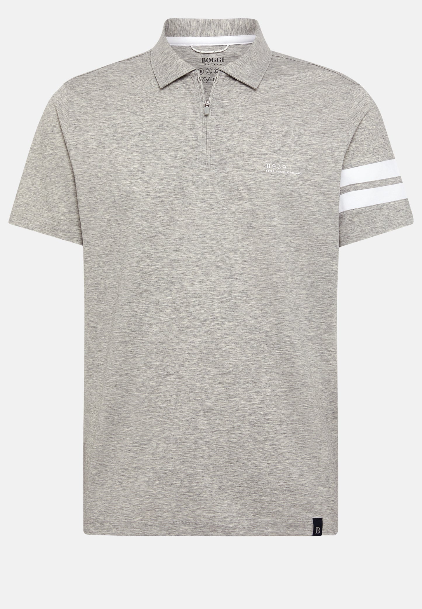 CAMISETA POLO BOGGI GRIS ALG (23P005502)