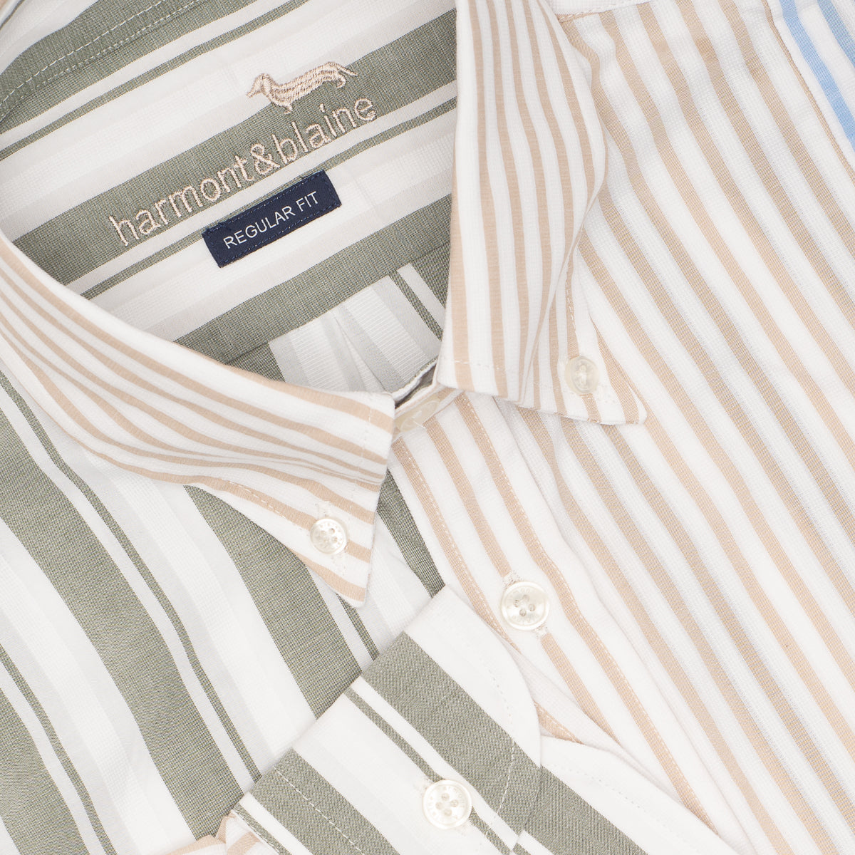 CAMISA HARMONT PATCH, 630 VERDE OLIVA (CRJ933012329B-630)