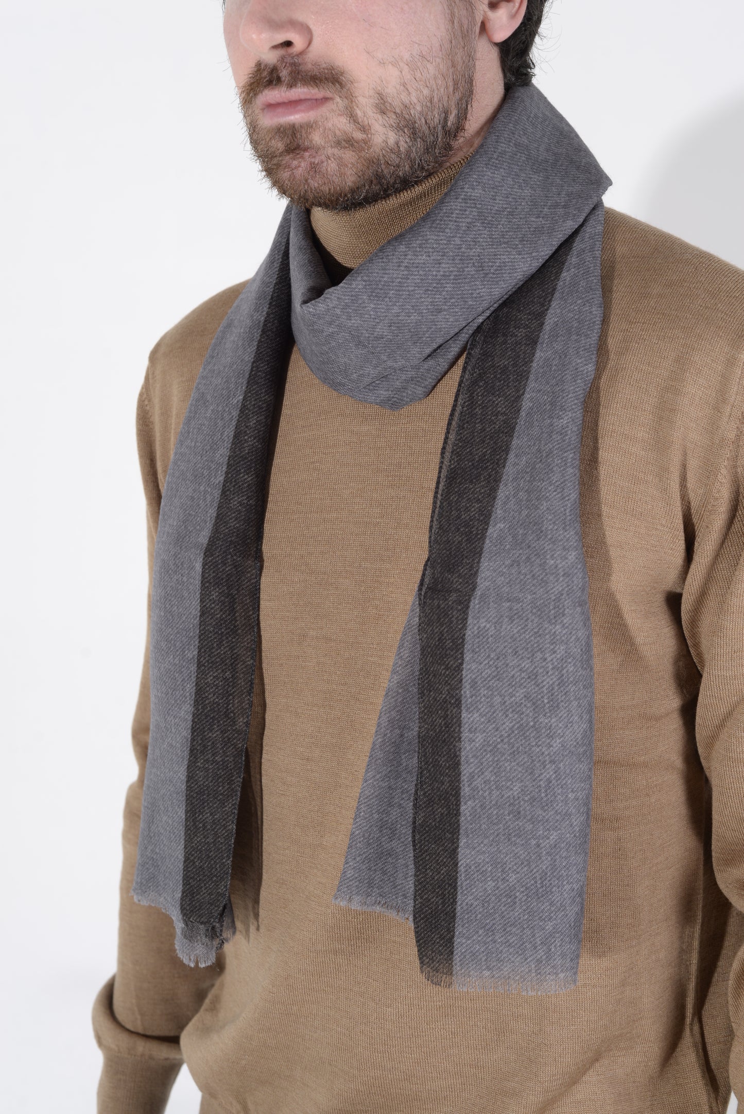 BUFANDA BOGGI GRIS LANA (23A059301)