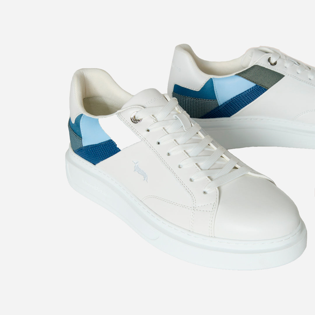 Sneaker Blanco/Azul Logo H&B