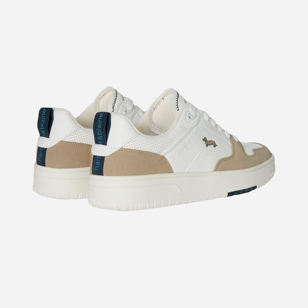Sneaker Beige/Marròn Claro Logo H&B