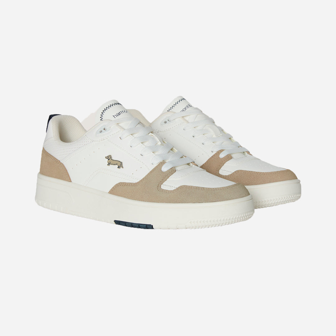 Sneaker Beige/Marròn Claro Logo H&B