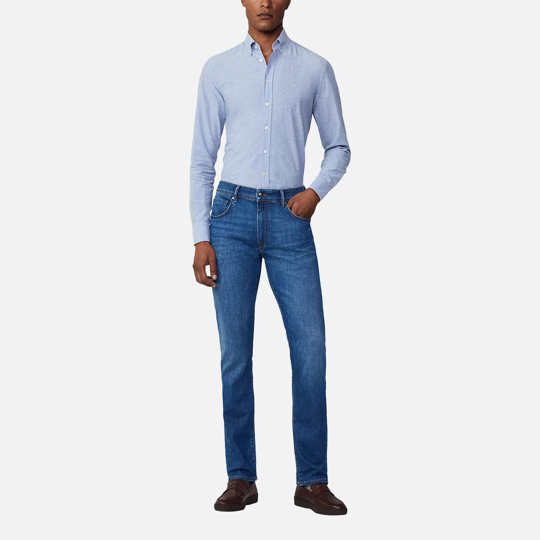 Jeans Hombre Recto Denim Azul - Main Image