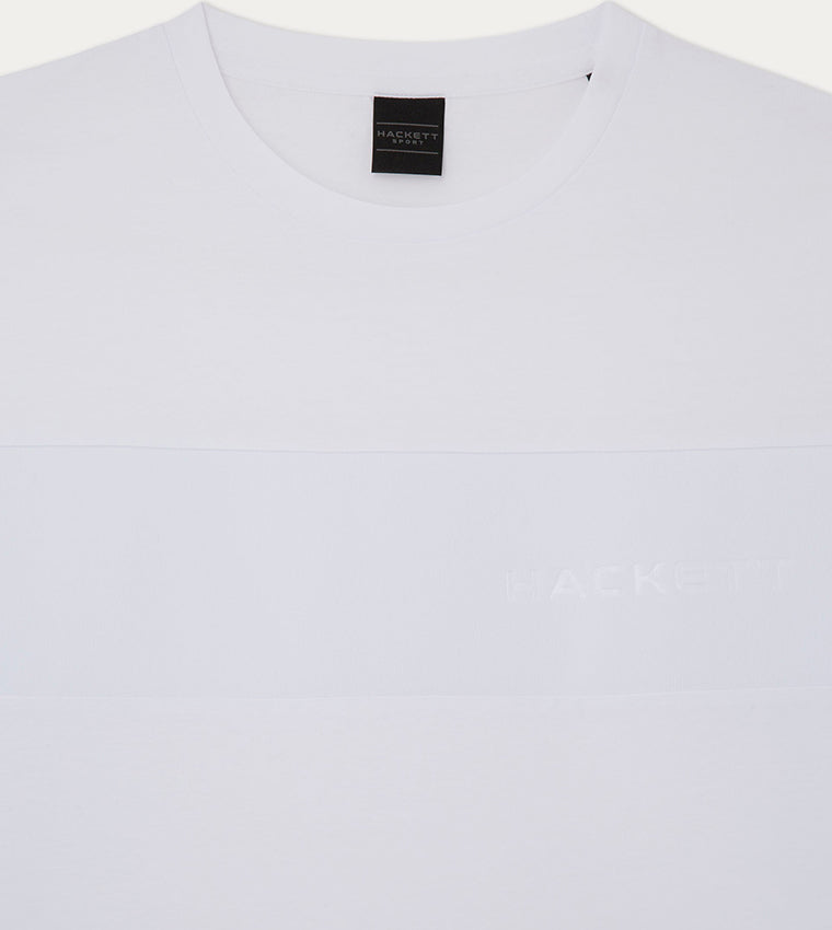 CAMISETA-TSHIRT HACKETT LONDON BLANCO ALGODON (HM500802-800)