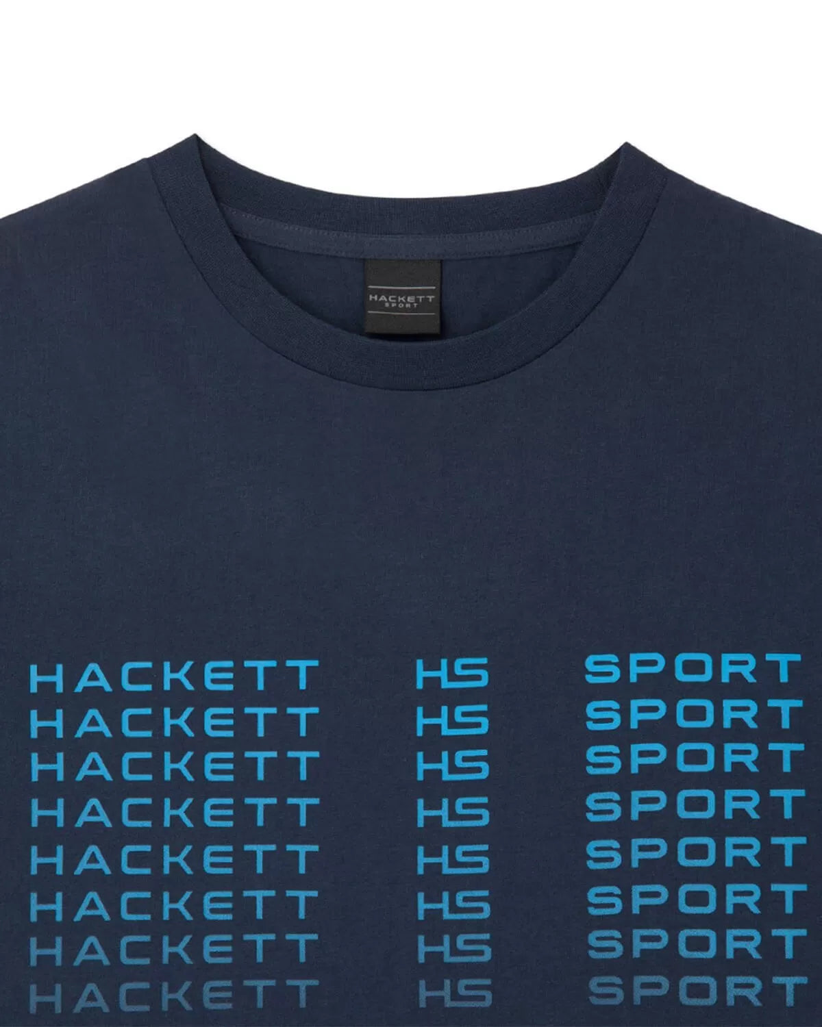 CAMISETA-TSHIRT HACKETT LONDON AZUL ALGODON (HM500803-595)