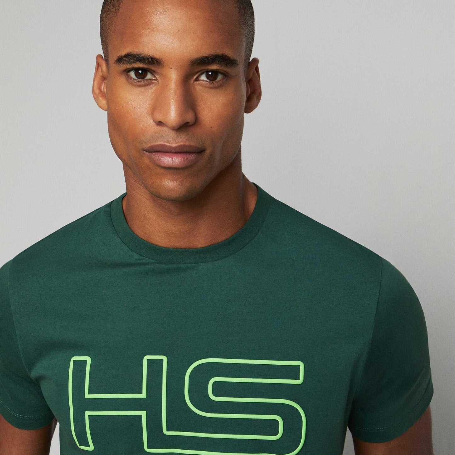 CAMISETA-TSHIRT HACKETT LONDON VERDE ALGODON (HM500804-6AB)