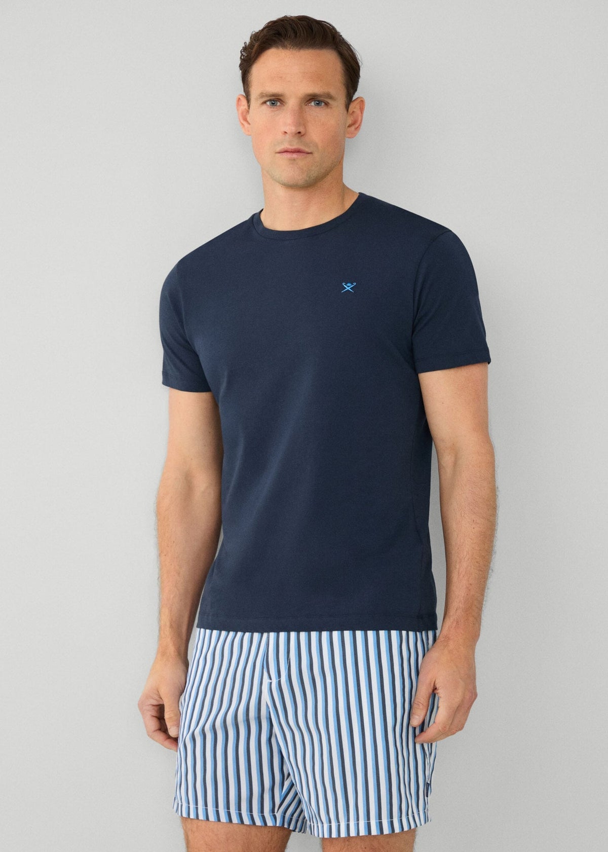 CAMISETA-TSHIRT HACKETT LONDON AZUL ALGODON (HM500807-595)