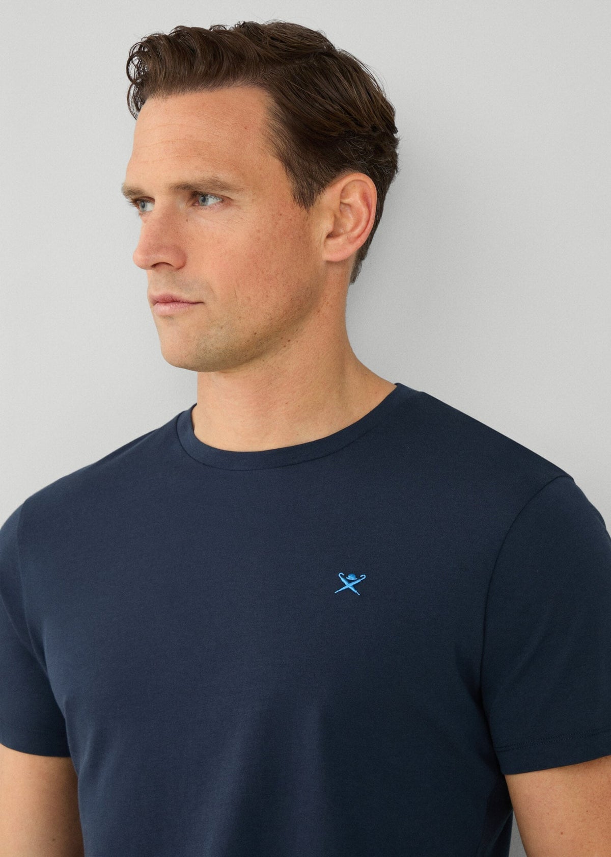 CAMISETA-TSHIRT HACKETT LONDON AZUL ALGODON (HM500807-595)
