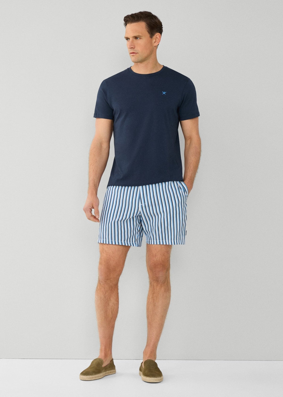 CAMISETA-TSHIRT HACKETT LONDON AZUL ALGODON (HM500807-595)