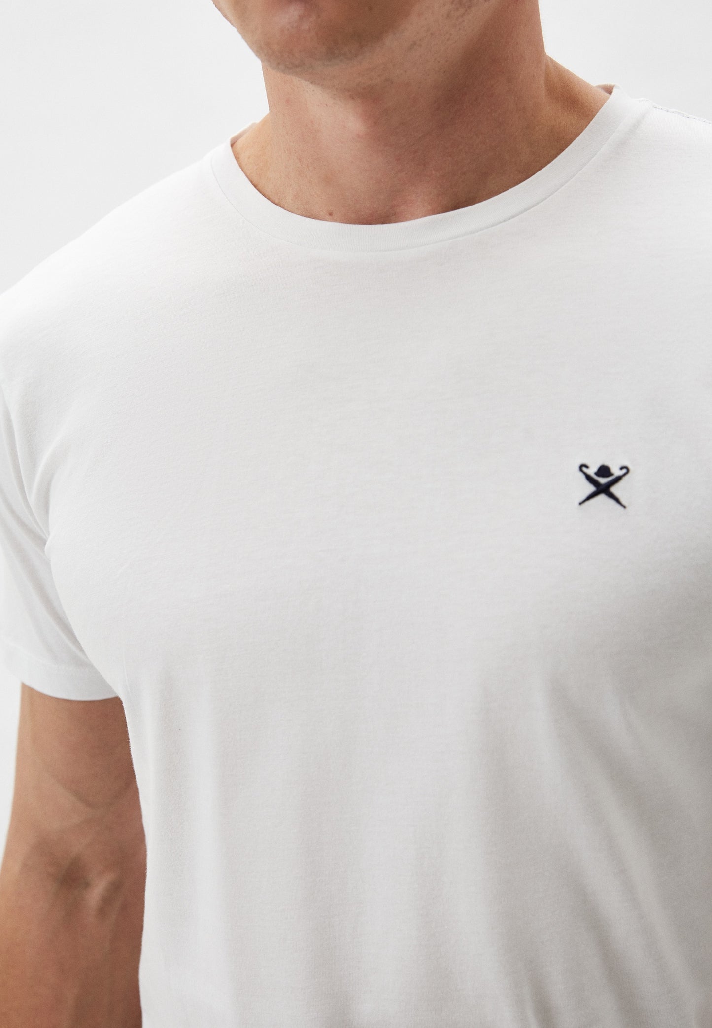 CAMISETA-TSHIRT HACKETT LONDON BLANCO ALGODON (HM500807-800)