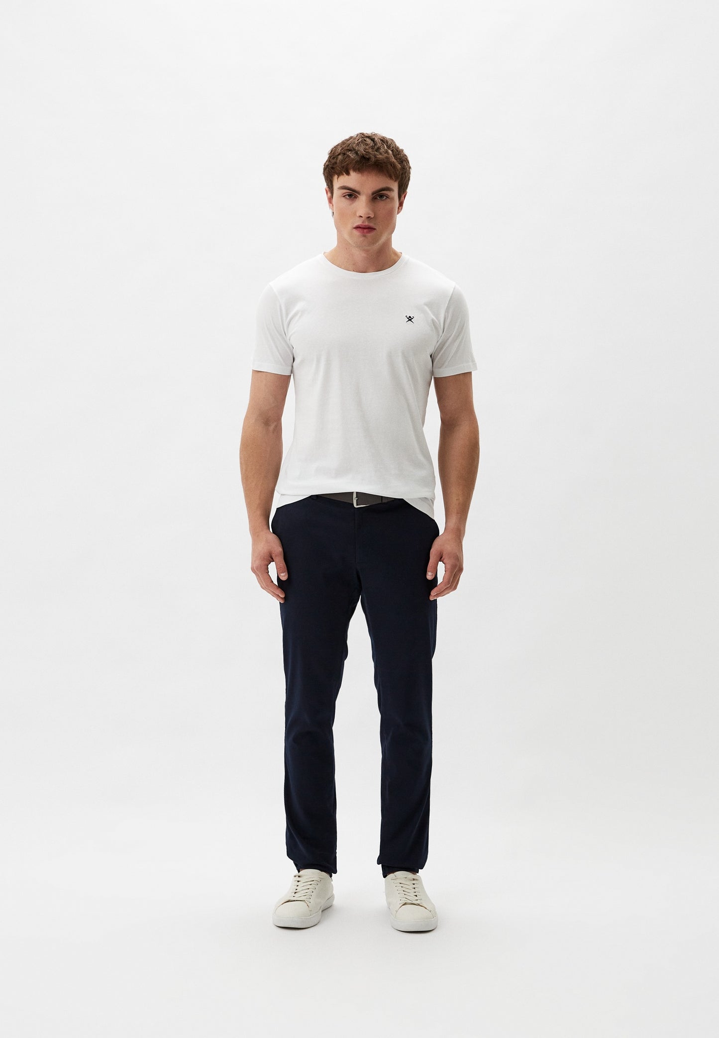 CAMISETA-TSHIRT HACKETT LONDON BLANCO ALGODON (HM500807-800)
