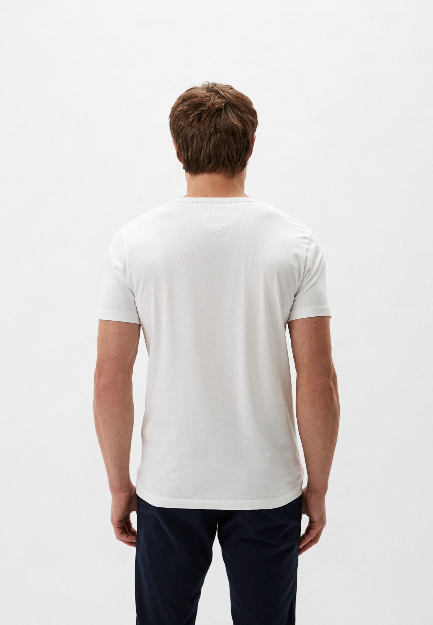 CAMISETA-TSHIRT HACKETT LONDON BLANCO ALGODON (HM500807-800)