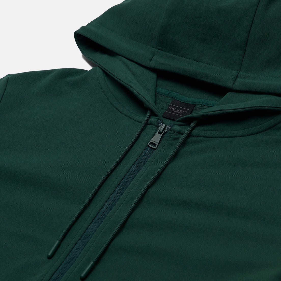 HOODIE HACKETT LONDON VERDE GRIS ALG + ELAS (HM581104-6AB)