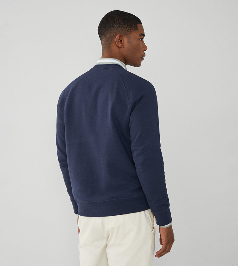 SWEAT-SHIRT HACKETT LONDON AZUL ALGODON (HM581232-595)