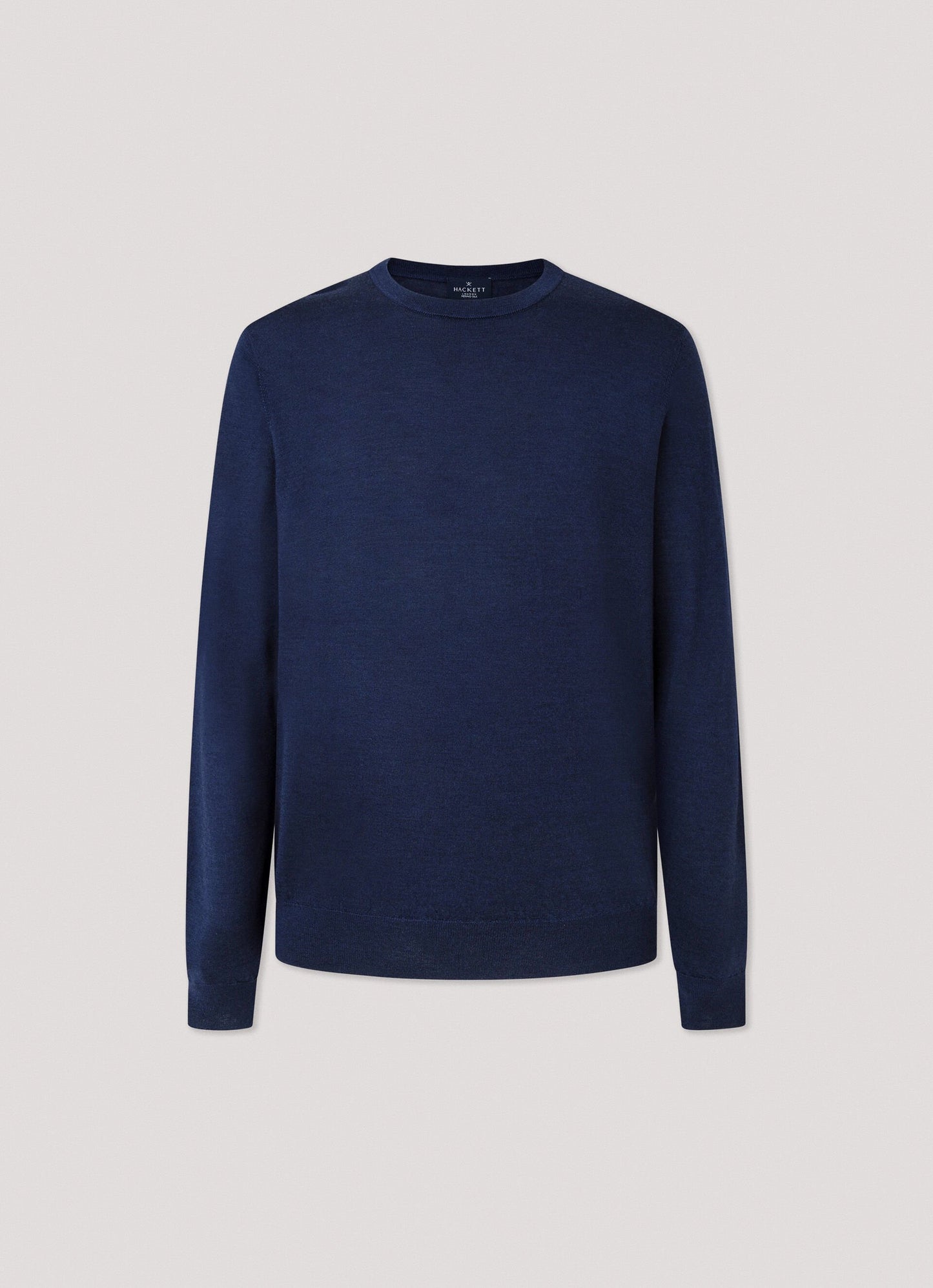 SWETER HACKETT LONDON AZUL LANA MERINO + SEDA (HM702926-595)