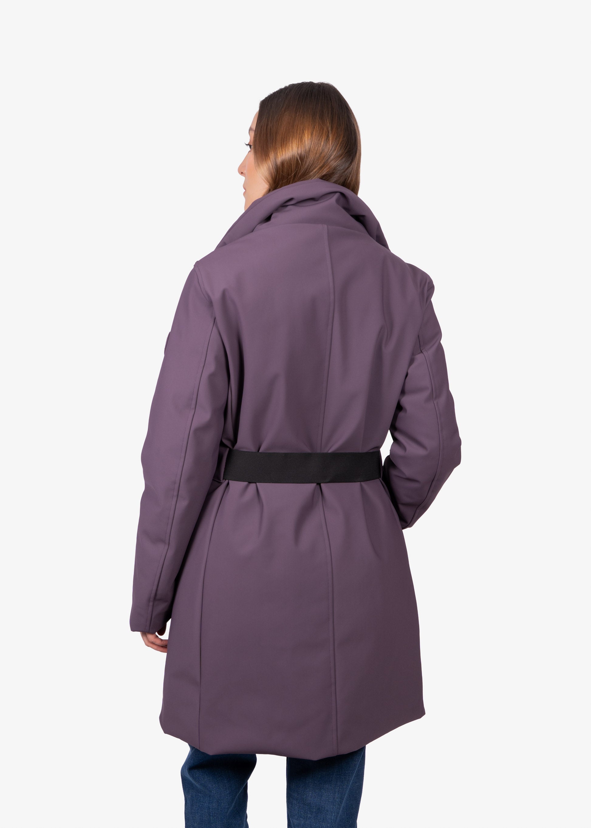 Abrigo Dama Uva Nylon + SP