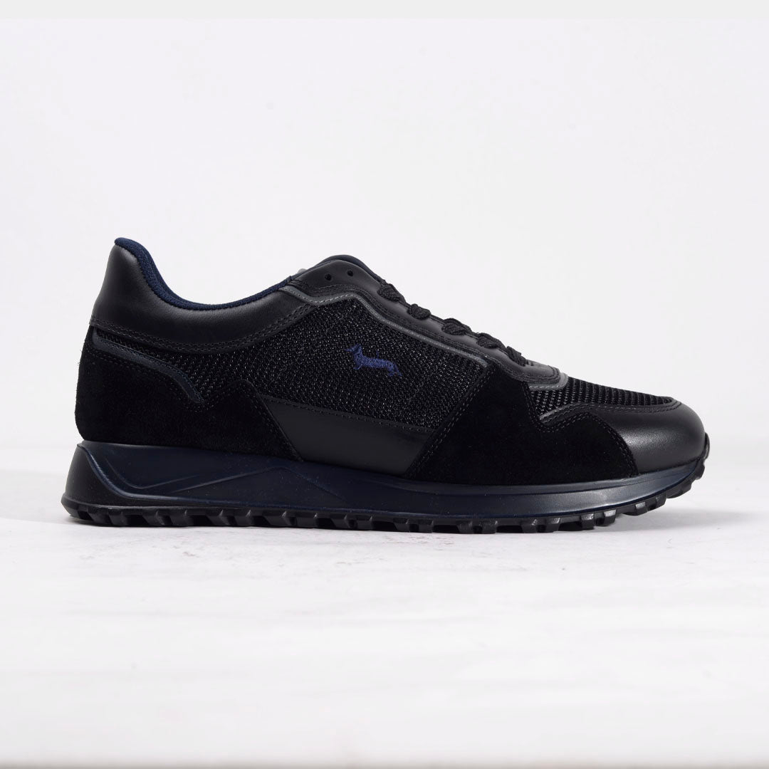 TENIS H&B SHOES NEGRO CUERO