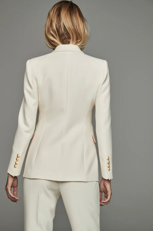 Blazer Dama Maureen Blanco Hueso T.E.