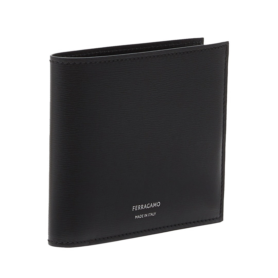 Billetera Clasic Cuero Negro S.F.