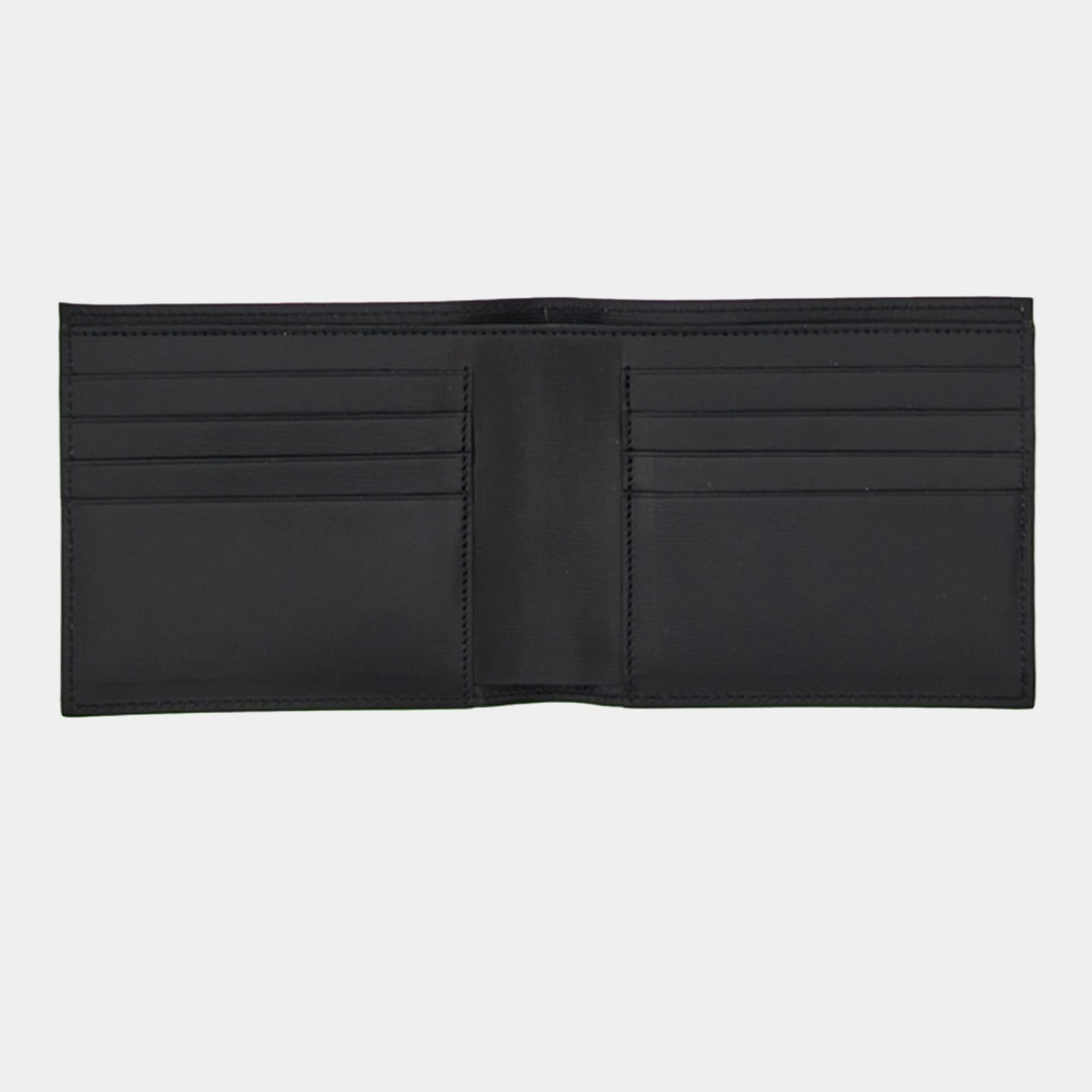 Billetera Clasic Cuero Negro S.F.