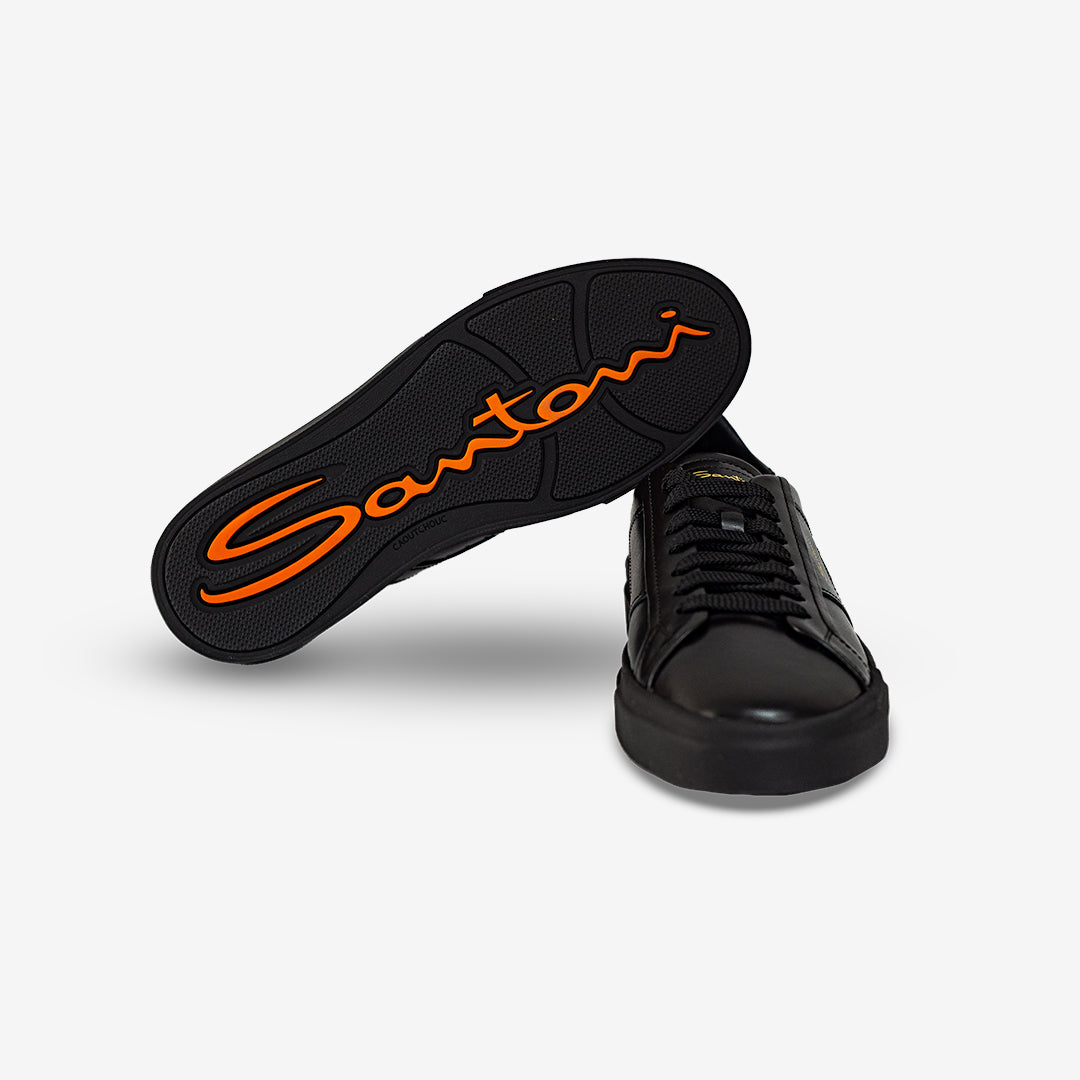 Tenis Double Buckle Hombre Negro S.