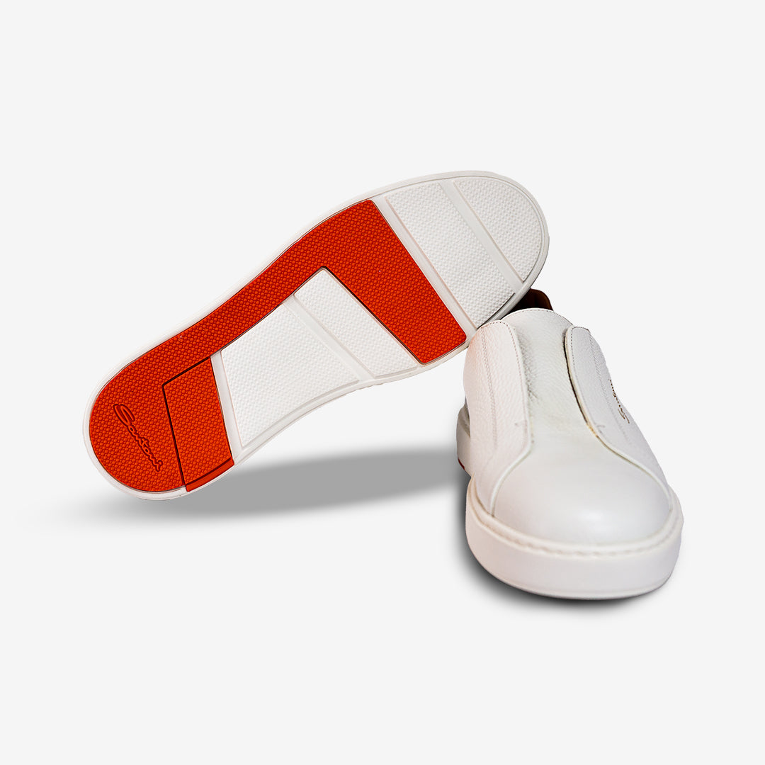 Tenis Slip-on Hombre Blancos S.