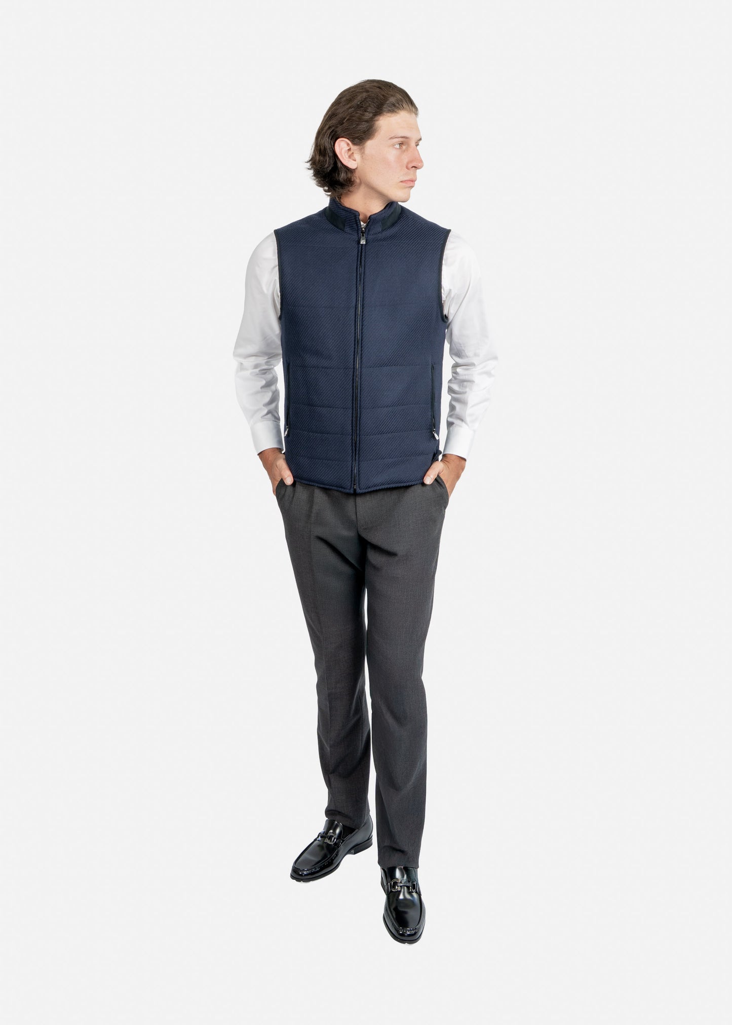 CHALECO CORNELIANI AZUL LANA (94C536-9416221-001)