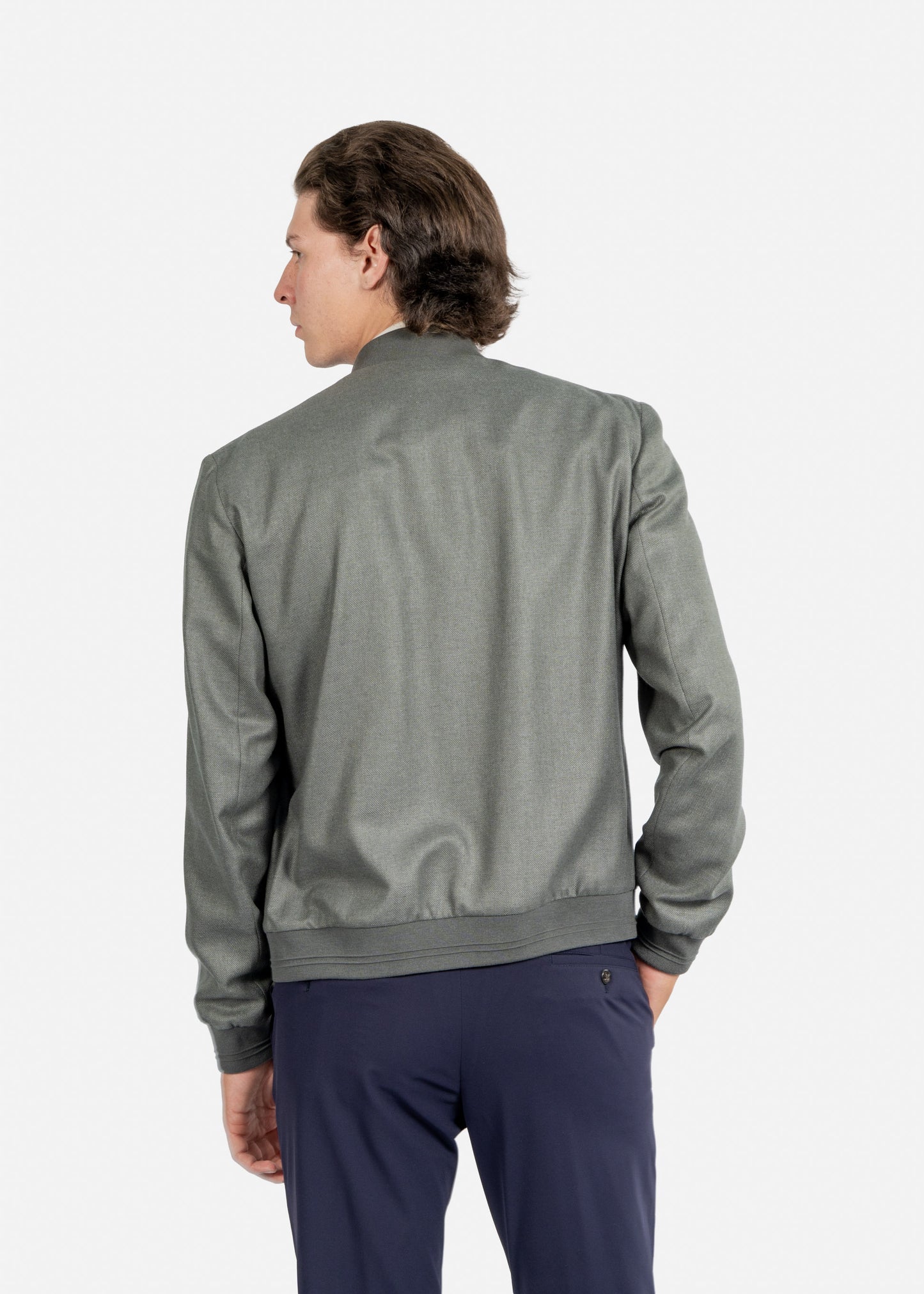 CHAQUETA CORNELIANI GRIS SEDA + LANA (93L588-9318264-053)