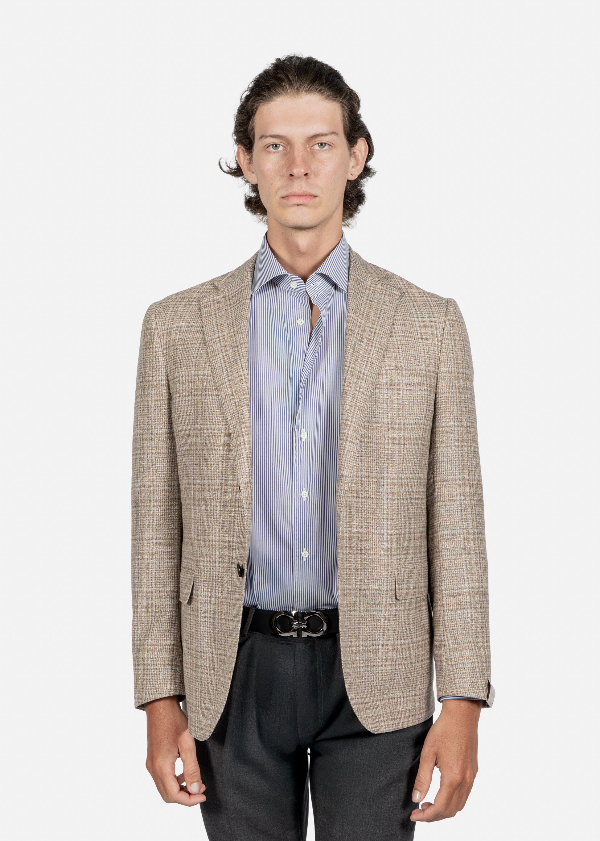 SACO CORNELIANI CAFE CUAD SEDA + LANA (936Y69-9316215-031)