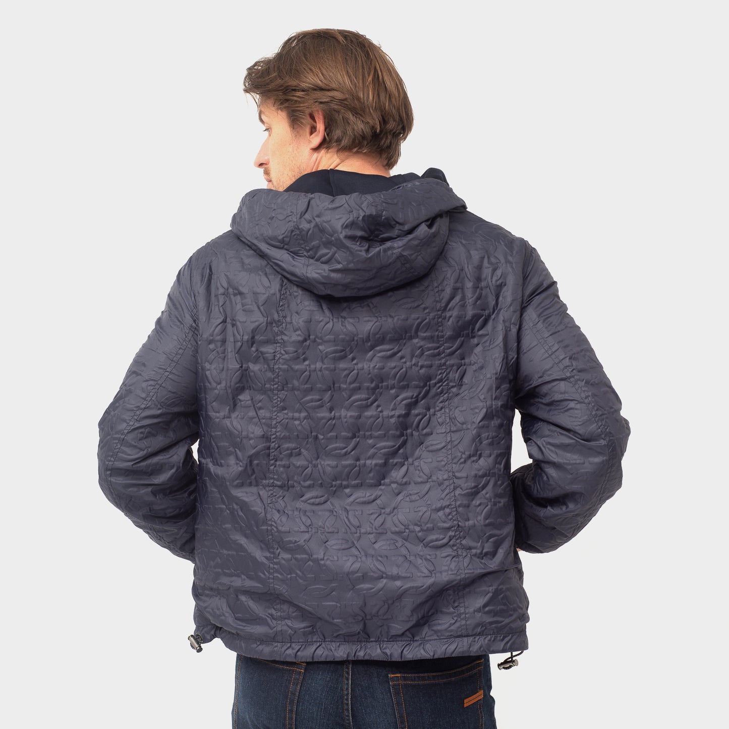 CHAQUETA FERRAGAMO AZUL ALGODON (755022-1577)