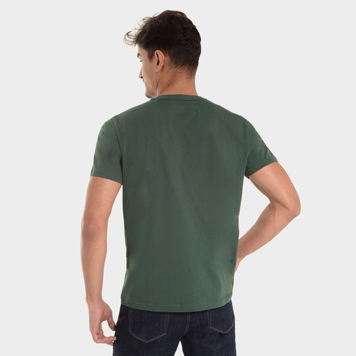 CAMISETA T-SHIRTS HACKETT VERDE 100% COTTON (HM500631-6FS)