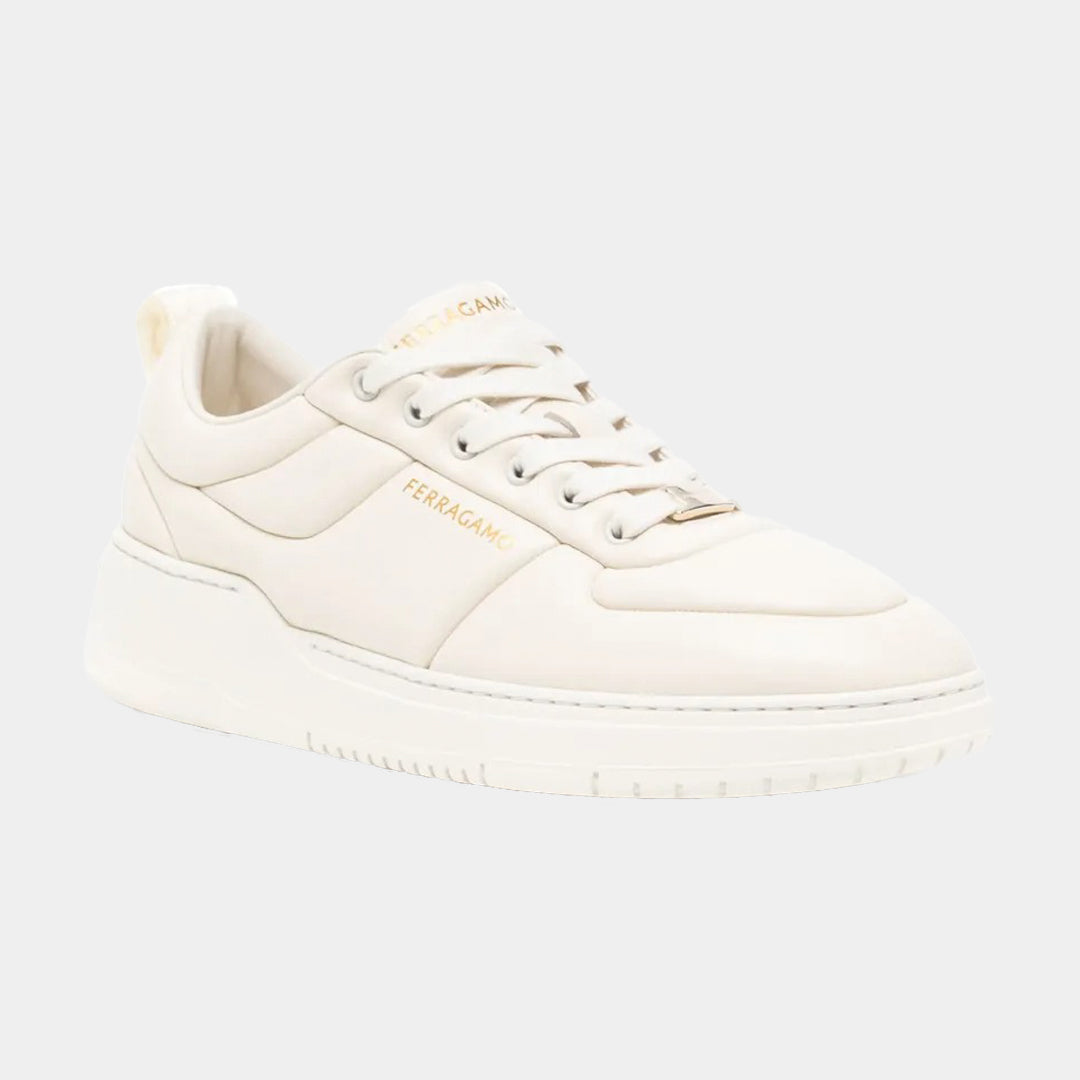 Tenis Padded Leather Blanco Hombre S.F.