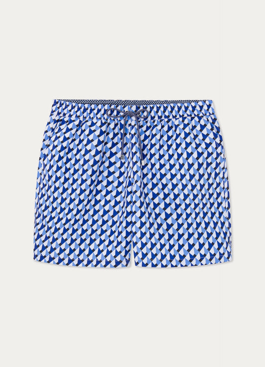 TRAJE DE BAÑO HACKETT LONDON AZUL POLI + POLIA (HMB10045-551)