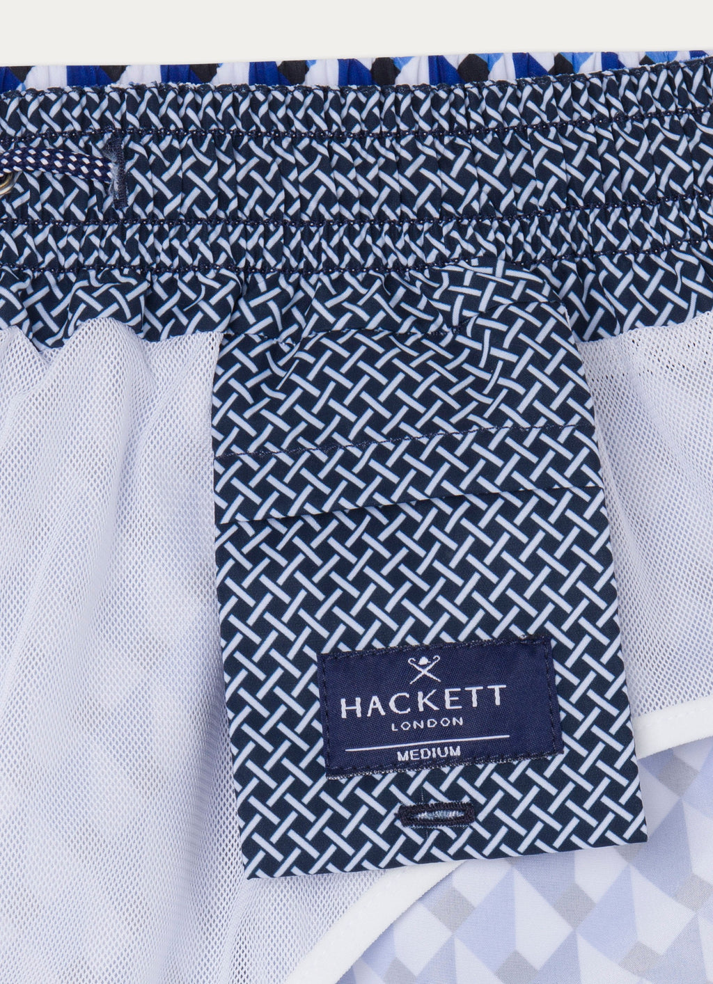 TRAJE DE BAÑO HACKETT LONDON AZUL POLI + POLIA (HMB10045-551)