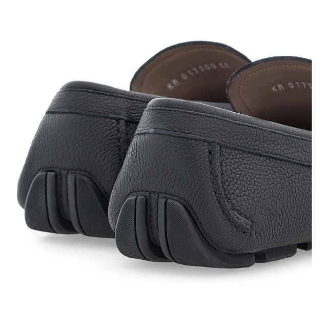 Mocasín Negro Cuero Broche Gaccini S.F.