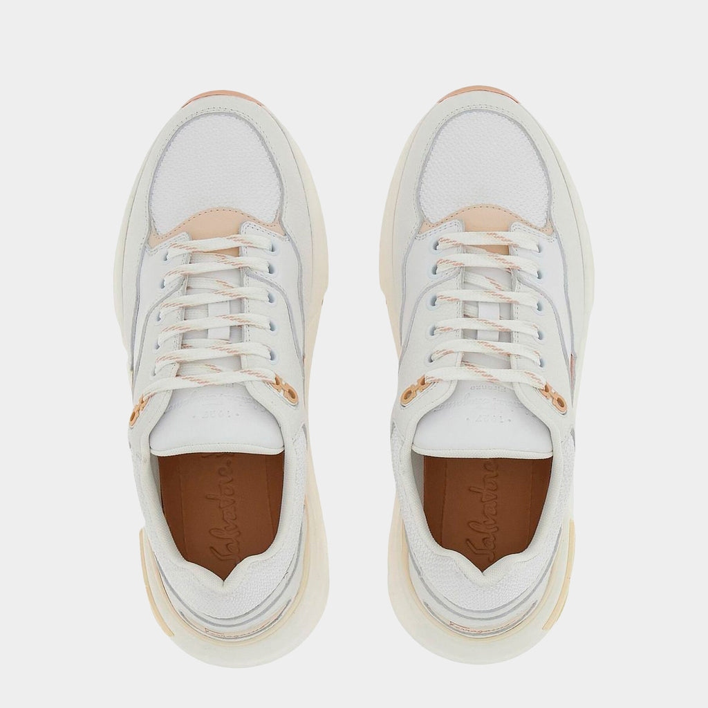 TENIS FERRAGAMO  BLANCO DAMA (758727-COSMA LOW)