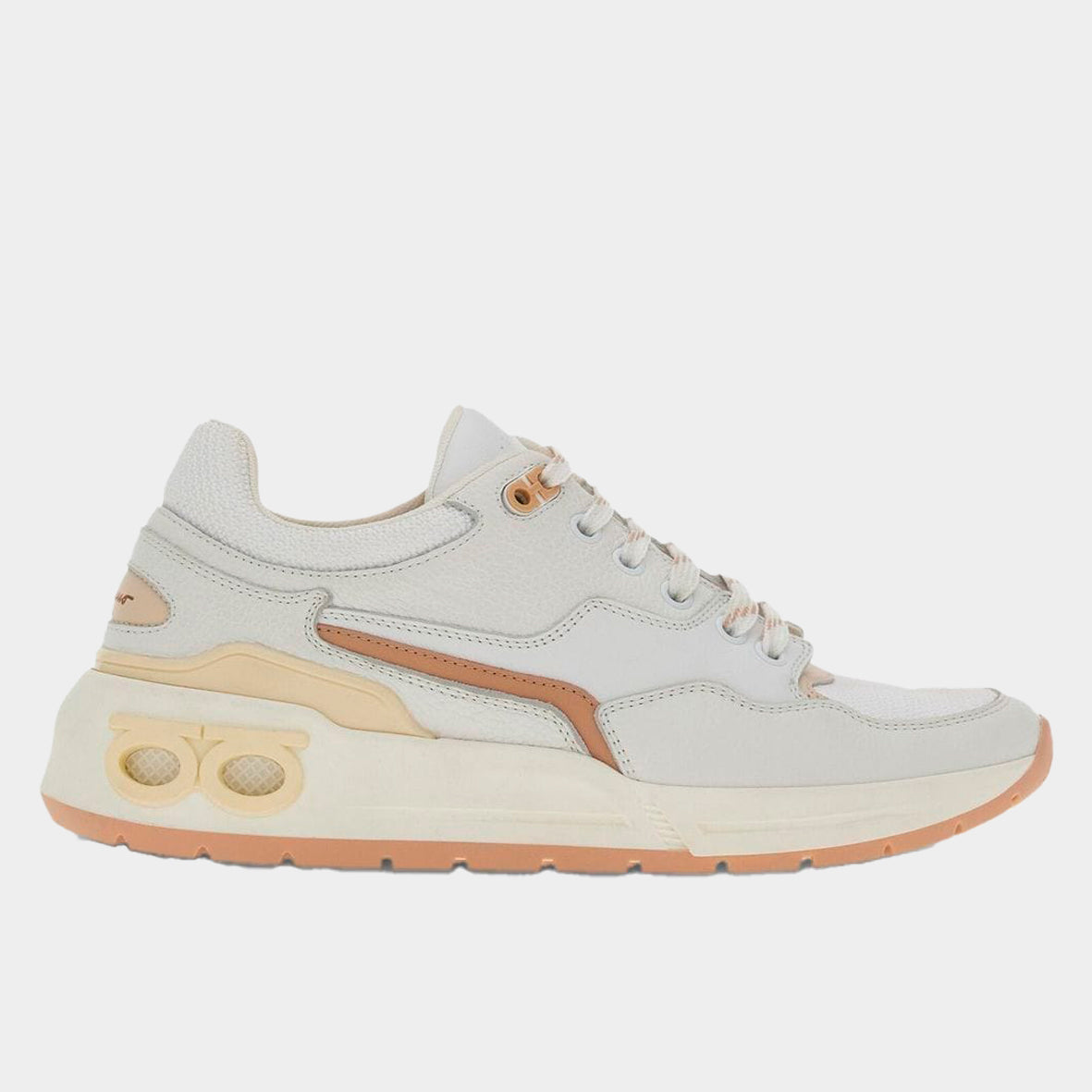 TENIS FERRAGAMO  BLANCO DAMA (758727-COSMA LOW)