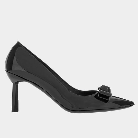 ZAPATO FERRAGAMO NEGRO  DAMA 100% piel (757796-KATRIN 70)