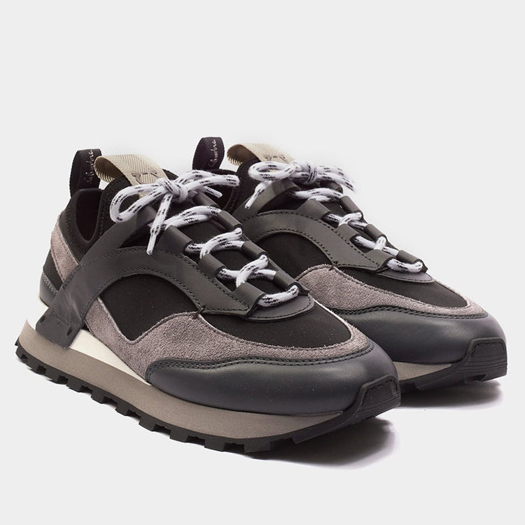 TENIS FERRAGAMO GRIS OSC 60% fabric 100%PA+25%piel (756567-INDY)