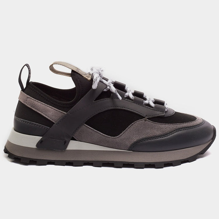 TENIS FERRAGAMO GRIS OSC 60% fabric 100%PA+25%piel (756567-INDY)