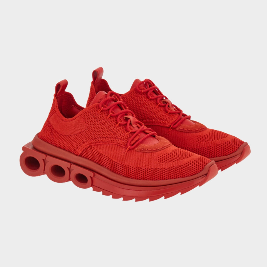 Tenis Hombre Nima Knit Rojo S.F.