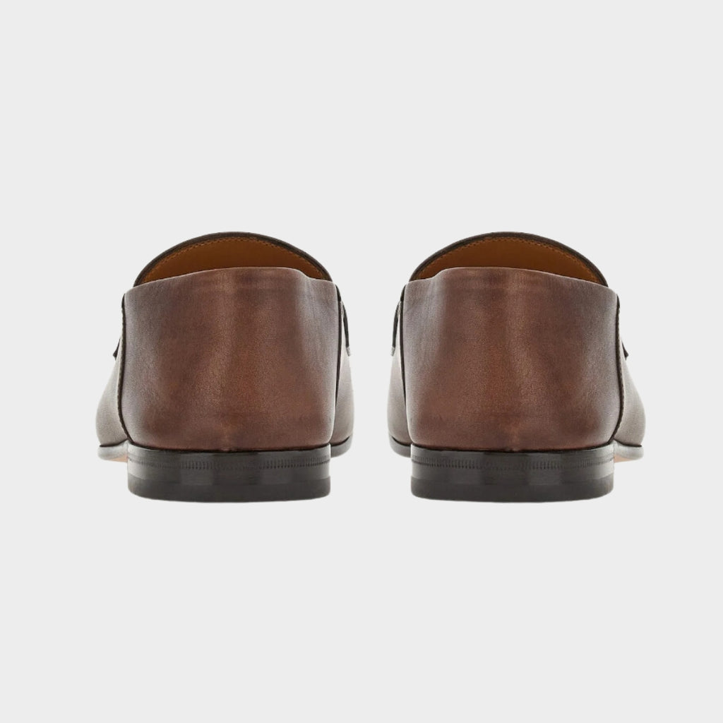 ZAPATO FERRAGAMO CAFE   100% piel (757633-GIN)