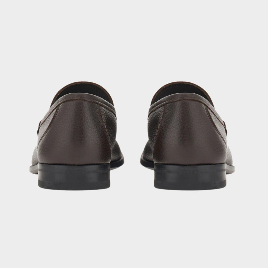 Zapato Mocasines Clásico Café en Cuero S.F.